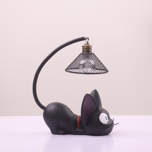 Cat night light witch home delivery small table lamp Japanese