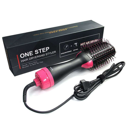 Models multi-function hot air comb negative ion hair comb hair curler straight hair comb hair dryer