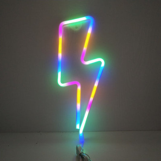 LED neon lights lightning-shaped neon lights ins net red decorative lights