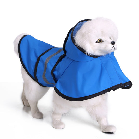 Dog raincoat large dog Golden Retriever big dog pet raincoat reflective dog clothes raincoat poncho