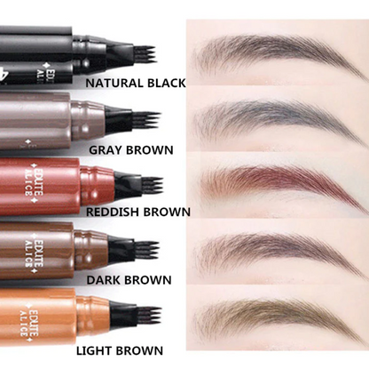 4 Points Eyebrow Pencil Color Variations