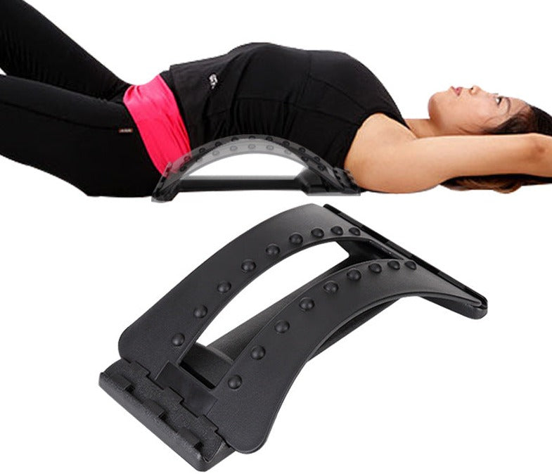 Back Massage Magic Stretcher Fitness Equipment Stretch Relax Mate Stretcher Lumbar Support Spine Pain Relief Chiropractic