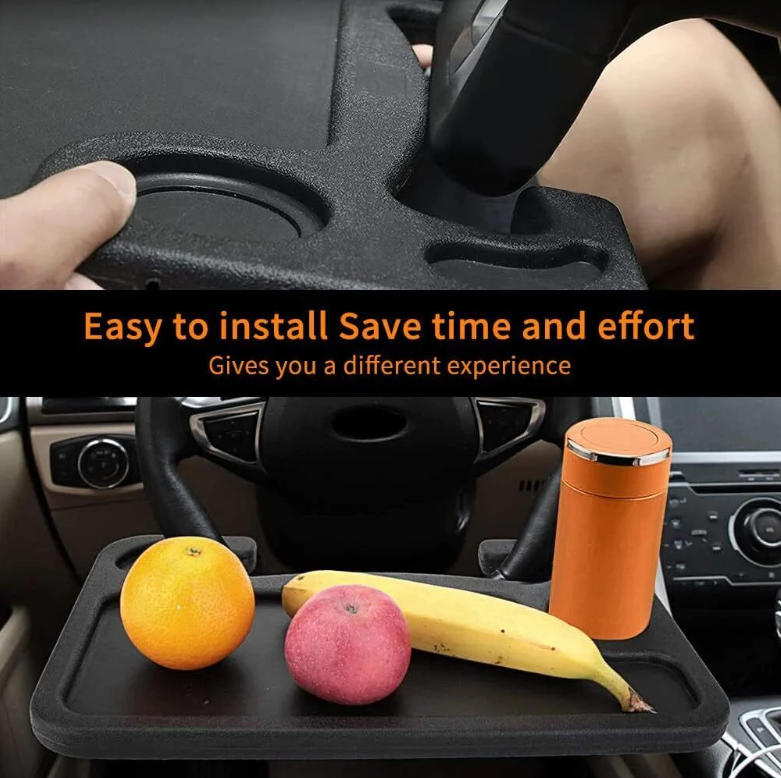 Car Steering Wheel Tray easy to install