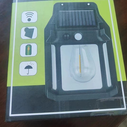 Outdoor Solar Wall Lamp with Packaging